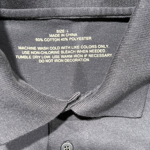 Vintage Blockbuster Employee Polo Navy with Left Arm Logo | Size Large - Picture 5 of 8